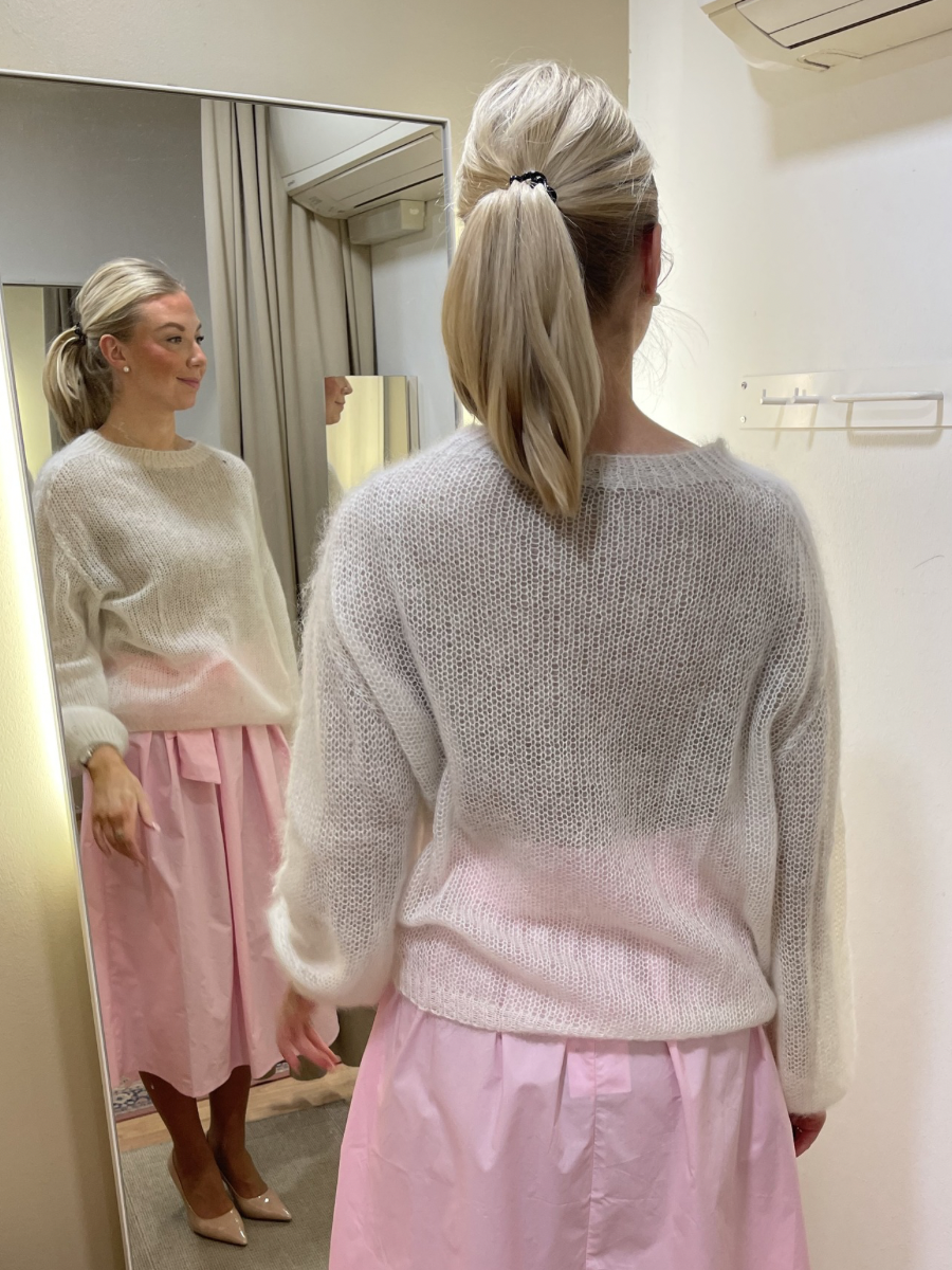 Säde mohairneule pitkähihainen, eri värejä