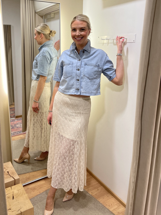 Kaffe Minna Denim paitatakki, Blue Wash